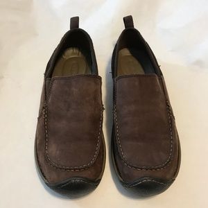 Keen Brown Suede Leather Loafers Shoes 9